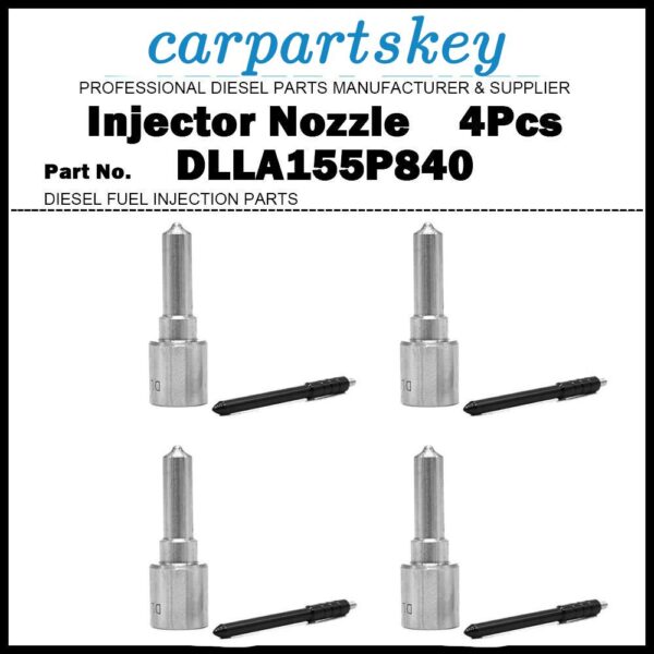 4x Fuel Injector Nozzle DLLA155P840 for Hino 300 Toyota Dyna N04C-TY 23670-E0190