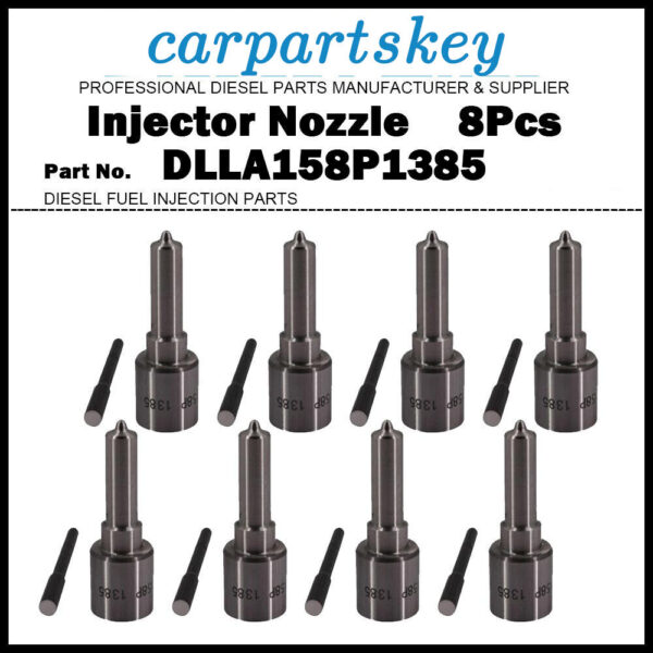 8x Injector Nozzle DLLA158P1385 for 04-05 Chevy GMC Duramax LLY 6.6L 0445120027