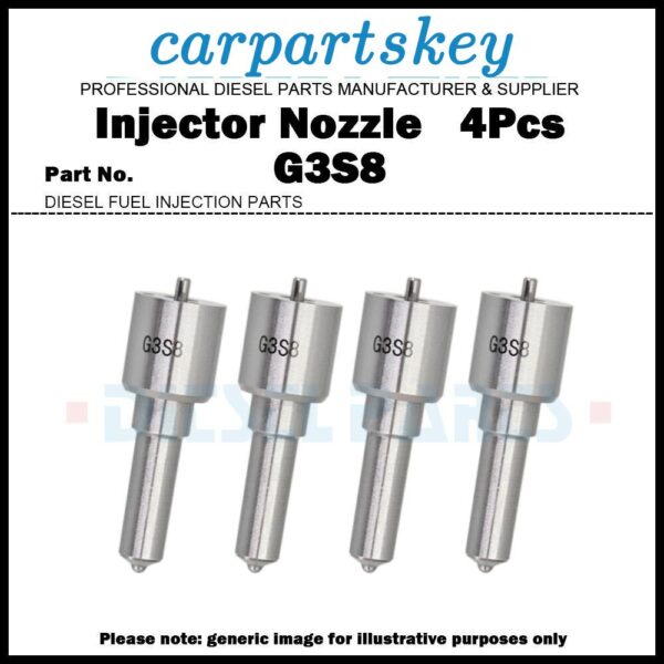 4x Fuel Injector Nozzle G3S8 for Subaru Forester Outback Legacy 2.0d 295050-0250