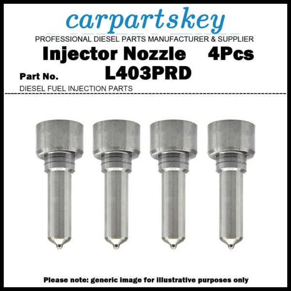 4x Fuel Injector Nozzle L403PRD for JCB JS200 JS210 JS220 4.8 320/06833 28258683