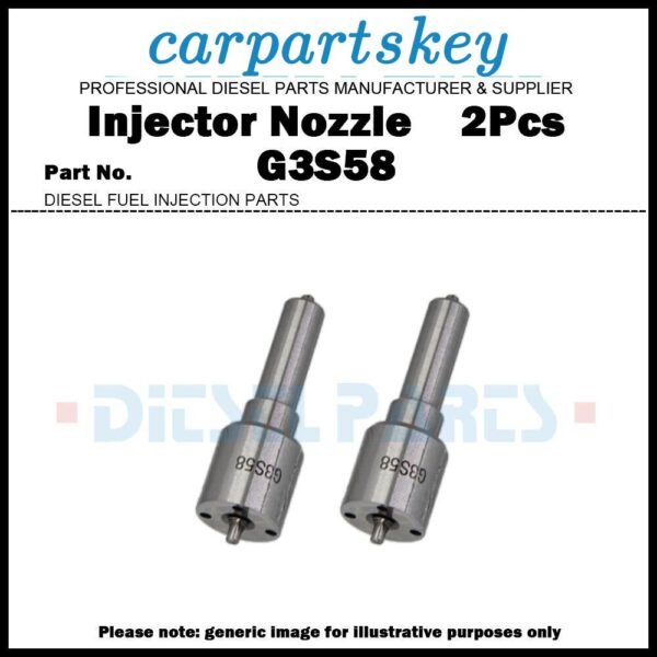 2Pcs Fuel Injector Nozzle G3S58 for VOLVO PENTA 5.1L 7.7L 295050-1240 21785960