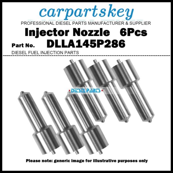 6x Fuel Injector Nozzle 477506 DLLA145P286 11032785 for VOLVO EC280 L120B L120D