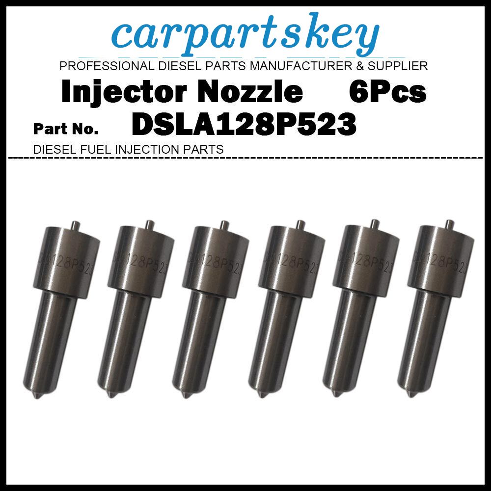 6x Fuel Injector Nozzle DSLA128P523 for IVECO EUROCARGO 100E15 5.9L 0432193798