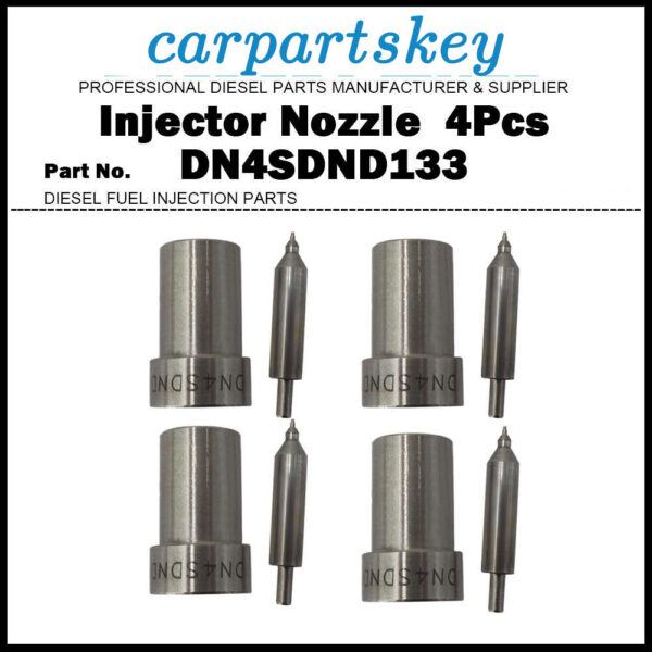 4Pcs Fuel Injector Nozzle DN4SDND133 for TOYOTA Hiace Hilux 2.4D 2L 23600-59035