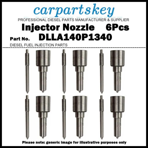 6x Injector Nozzle DLLA140P1340 for Cummins 6CT 8.3L 0432191300 3966818 3802238