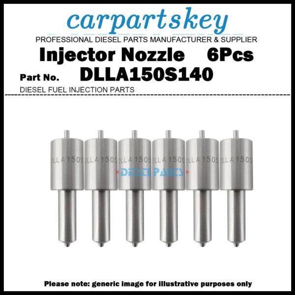 6x Fuel Injector Nozzle 0433271032 DLLA150S140 238470 V835330253 for VOLVO Penta