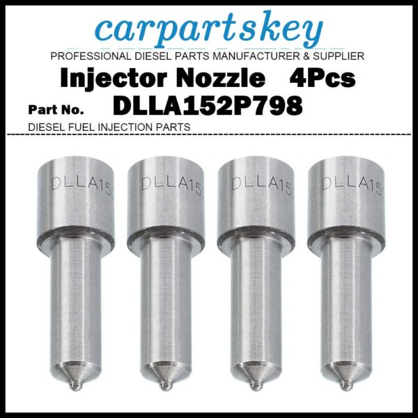4x Fuel Injector Nozzle DLLA152P798 for ISUZU NPR NQR NRR 4JH1 4HK1 095000-5011