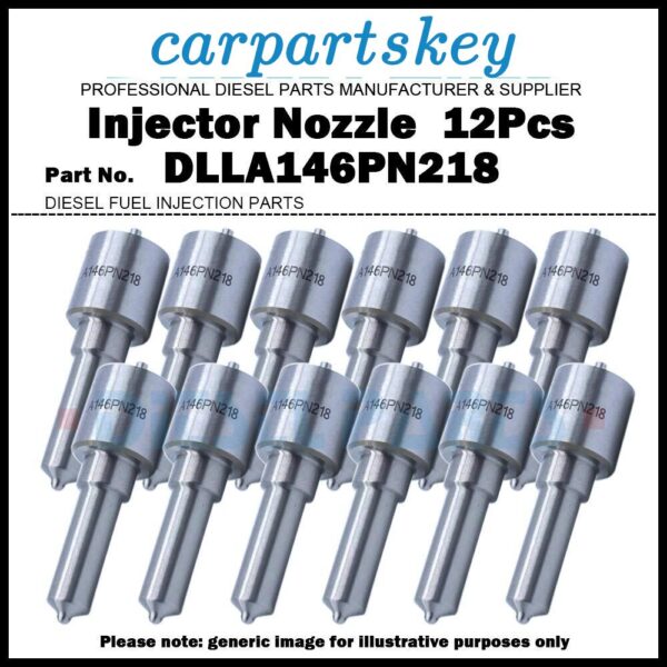 12x Diesel Fuel Injector Nozzle DLLA146PN218 for ISUZU Elf 4HE1 4.8L 8971489601