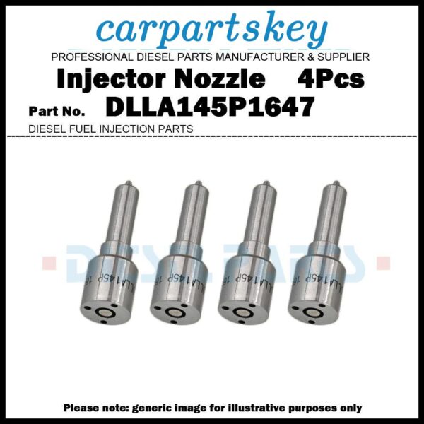 4x Injector Nozzle DLLA145P1647 for 0445110287 15062053F Chrysler Voyager 2.5CRD