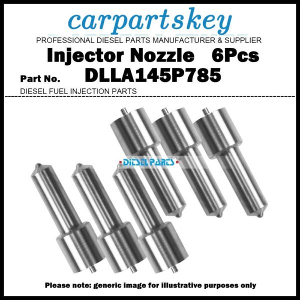 6x Fuel Injector Nozzle 0433171550 DLLA145P785 for Volvo PENTA Injector 3827030