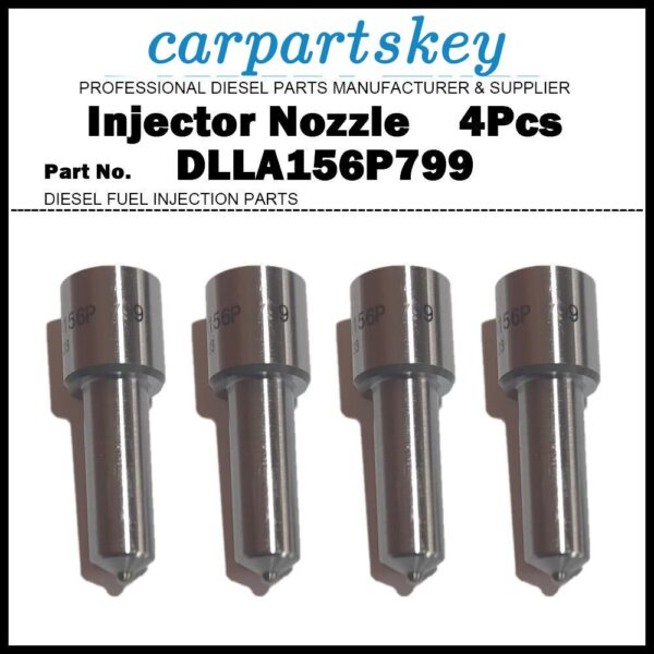 4x Fuel Injector Nozzle DLLA156P799 for ISUZU NPR NQR NRR 4HK1 5.2d 095000-5000