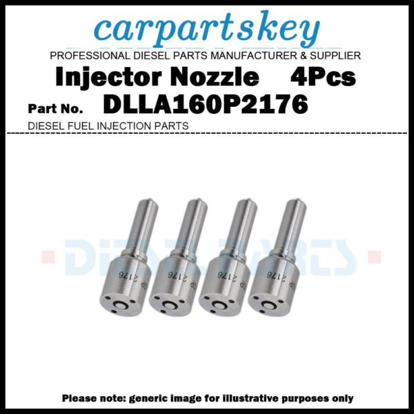 4x Injector Nozzle DLLA160P2176 for BMW F10 F11 520d 320d 0445110382 0445110478