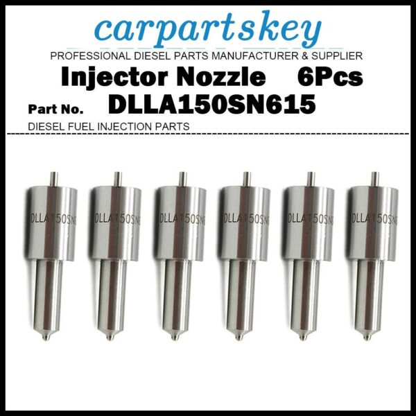 6x Fuel Injector Nozzle 105015-6150 DLLA150SN615 for MITSUBISHI Fuso 6D22 6D22TC