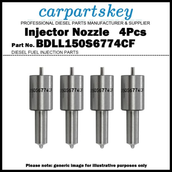 4Pcs Injector Nozzle BDLL150S6774CF 83917472 D8NN9E527BB for Ford 5600 6600 7600