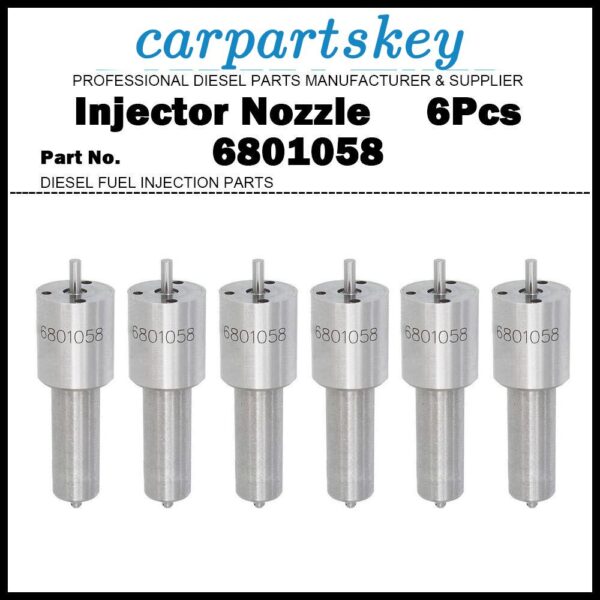 6Pcs Fuel Injector Nozzle 6801058 2645A608 for Perkins 1006.6 2645A017 6701417