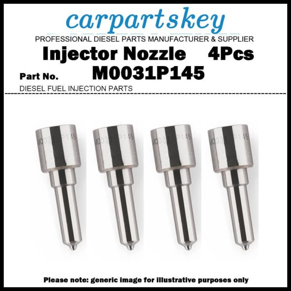 4x Fuel Injector Nozzle M0031P145 for Ford Troller T4 3.2L 5WS40932 A2C39997000