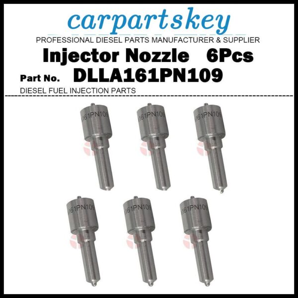 6x Fuel Injector Nozzle DLLA161PN109 for ISUZU 6HE1 6HH1 105118-5702 105118-5150
