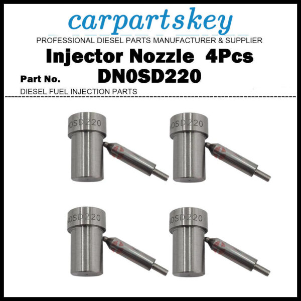 4Pcs Fuel Injector Nozzle DN0SD220 for Mercedes Benz W123 220D 240D A0020172321