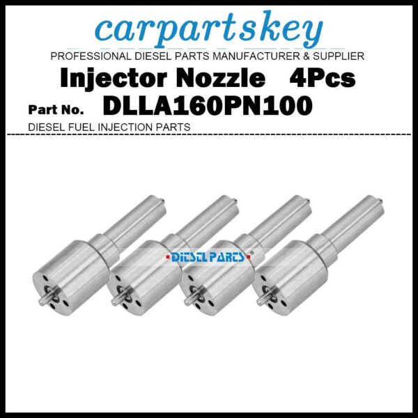 4x Fuel Injector Nozzle DLLA160PN100 for Mitsubishi Fuso Canter 4D33 4D34 4D31T