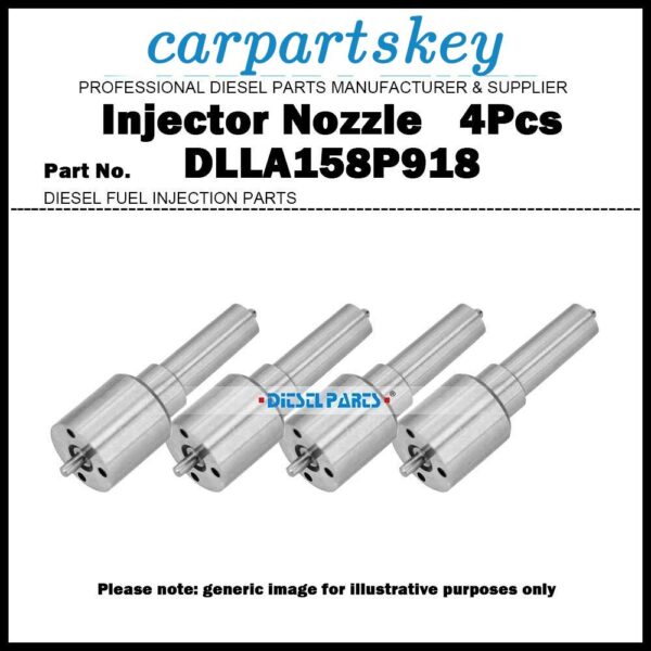 4Pcs Fuel Injector Nozzle Tips DLLA158P918 / DLLA 158 P 918 for Yangchai 4102