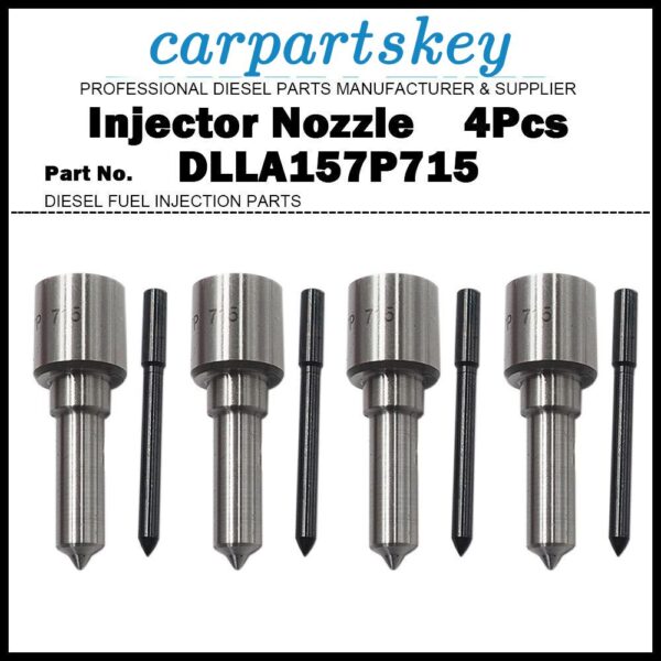 4x Fuel Injector Nozzle DLLA157P715 for Mitsubishi Fuso Canter FE FG / 4M41 4M51