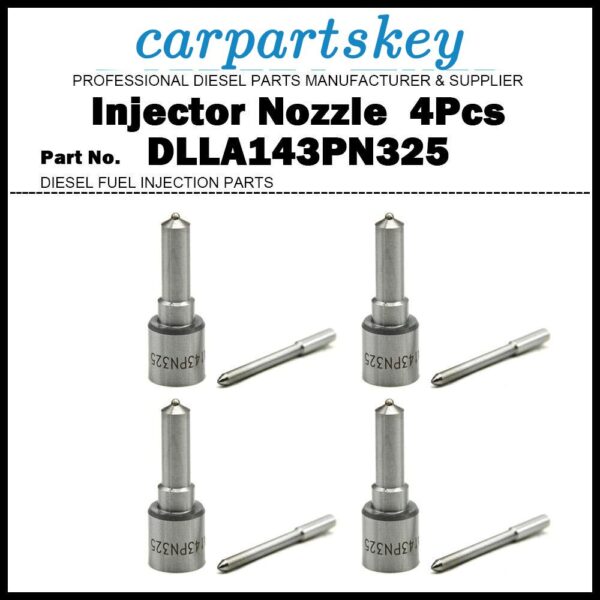4Pcs Fuel Injector Nozzle DLLA143PN325 for ISUZU Elf Forward 4HG1 8972005703