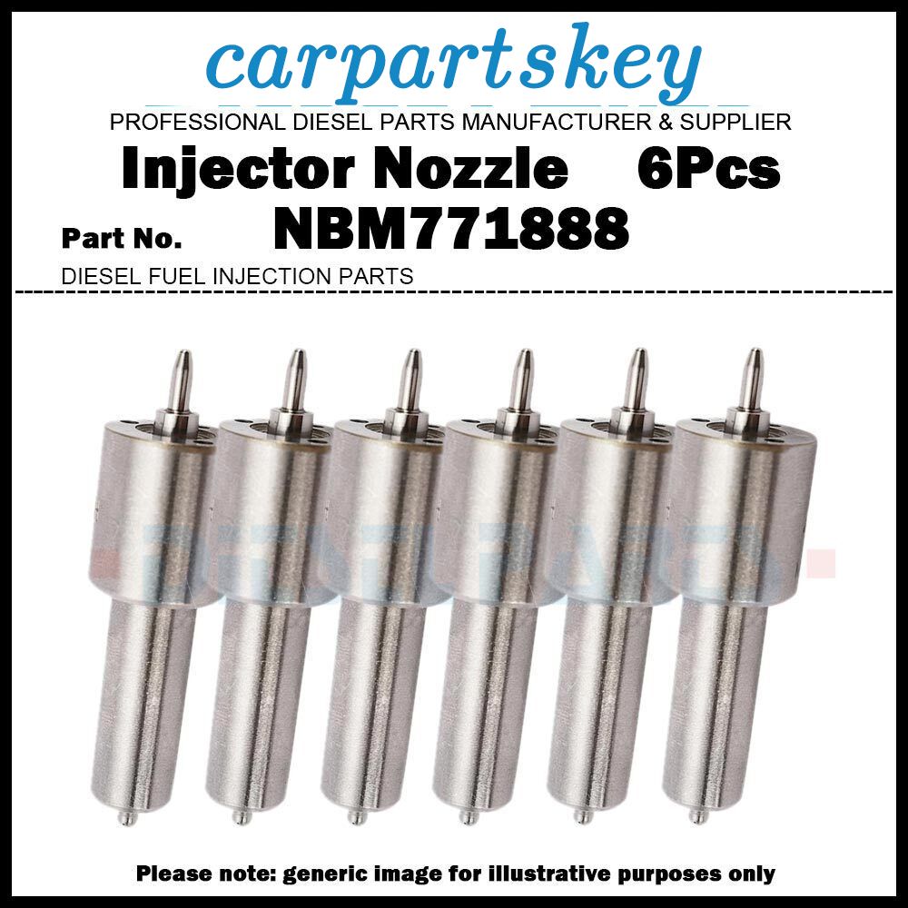 6Pcs Fuel Injector Nozzle NBM771888 30525 1820835C1 for Navistar DT408 & DT466
