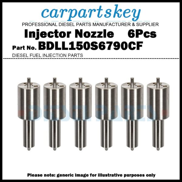 6x Fuel Injector Nozzle 5621837 BDLL150S6790CF D8NN9E527AA for Ford NEW HOLLAND