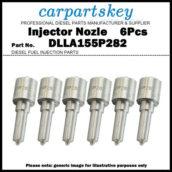 6x Fuel Injector Nozzle DLLA155P282 9430084734 for Ford Cargo Cummins 6CTAA 8.3D