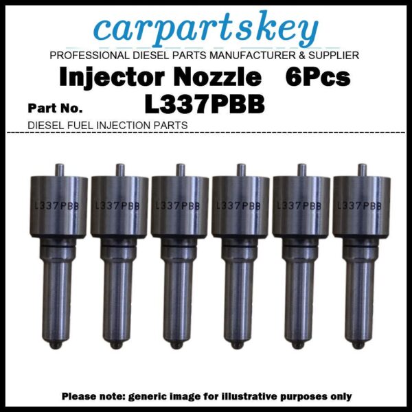 6x Fuel Injector Nozzle L337PBB for HOWO A7 D10 WD615 VGO015ID-E071 CB-PB132P72