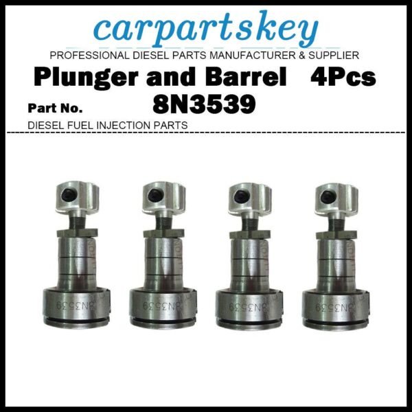 4x Plunger and Barrel Assembly 8N3539 for Caterpillar 3304 931B 943 951 953 215