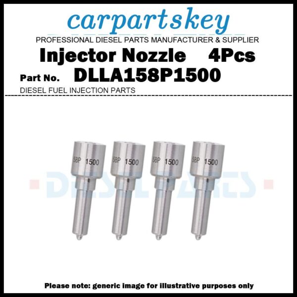 4x Injector Nozzle DLLA158P1500 for 06-07 Chevy GMC LBZ 6.6L 0445120042 97780358