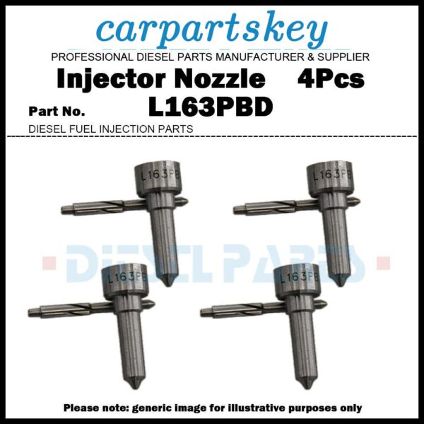 4x Fuel Injector Nozzle Tips L163PBD for JMC Transit 2.8L EJBR03301D 1112100TAR