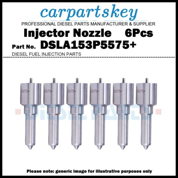 6x Fuel Injector Nozzle DSLA153P5575+ for Mercedes Benz 0432193420 A0060179721