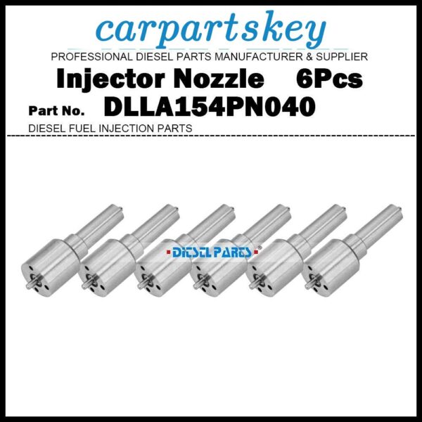 6Pcs Fuel Injector Nozzle DLLA154PN040 for ISUZU Forward 4BG1 4BG1T 6BG1 6BG1T
