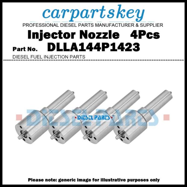 4x Fuel Injector Nozzle DLLA144P1423 for Mitsubishi Canter 4M50 4M42 0445120047