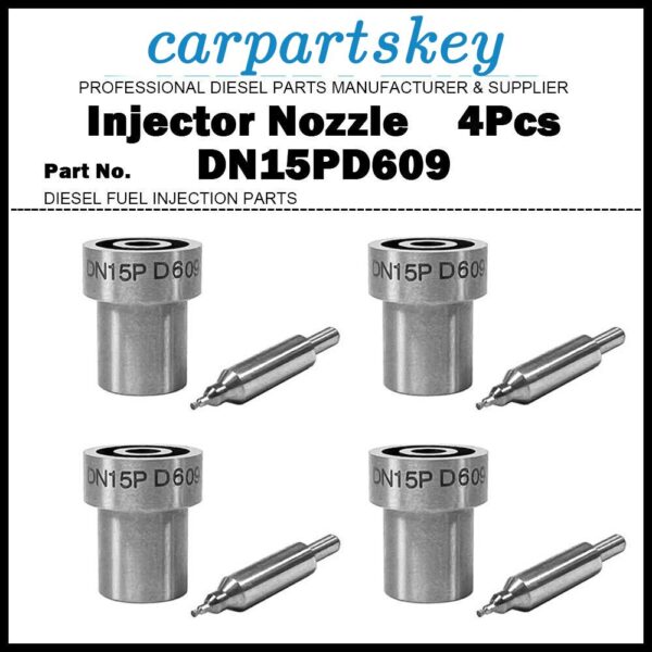 4x Injector Nozzle DN15PD609 for Mitsubishi Colt Lancer Galant Proton Wira 4D68