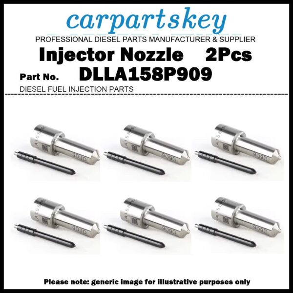 6Pcs Injector Nozzle DLLA158P909 for Hino 700 E13C 12.9D 095000-5971 23670-E0360