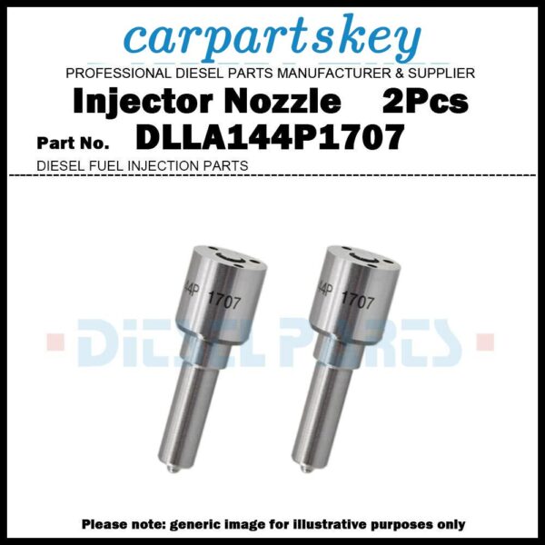 2x Fuel Injector Nozzle DLLA144P1707 for Dongfeng Cummins 8.9 0445120122 4942359
