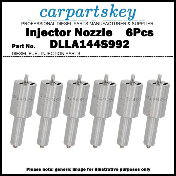 6x Fuel Injector Nozzle DLLA144S992 for Renault CBH CLM 340 350 12.0D 0432291661