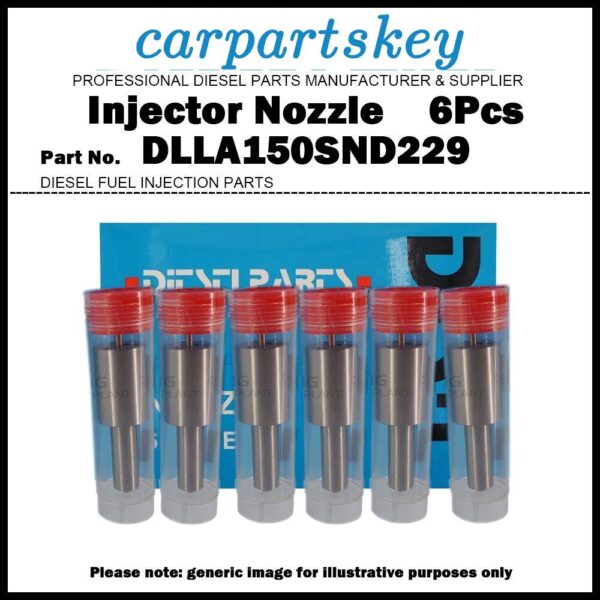 6x Fuel Injector Nozzle 093400-2292 DLLA150SND229 for HINO 500 H06C H06C-T H07C