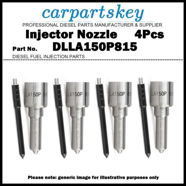 4x Injector Nozzle DLLA150P815 for TOYOTA Avensis Corolla 2.0 D-4D 23670-0G020