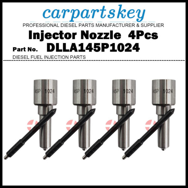 4Pcs Injector Nozzle DLLA145P1024 for Toyota Hilux 2.5d 095000-7761 23670-39275