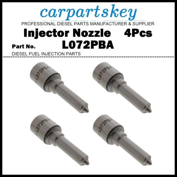 4x Fuel Injector Nozzle L072PBA 2645K609 for Perkins 2645A058 20R-0337 17/105400
