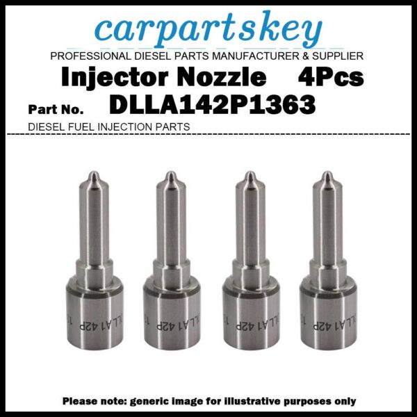 4Pcs Fuel Injector Nozzle DLLA142P1363 for Fia Dublo Lancia Musa 1.9D 0445110187