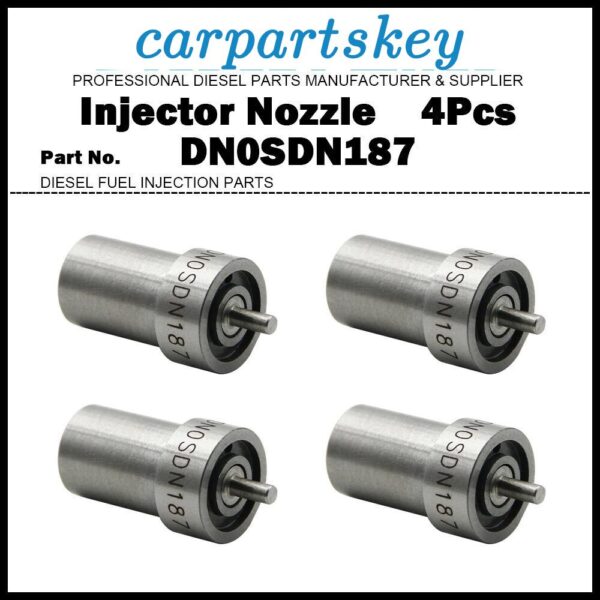 4Pcs Fuel Injector Nozzle DN0SDN187 for NISSAN LD20 LD28 SD22 ISUZU 4BD2 4BE2