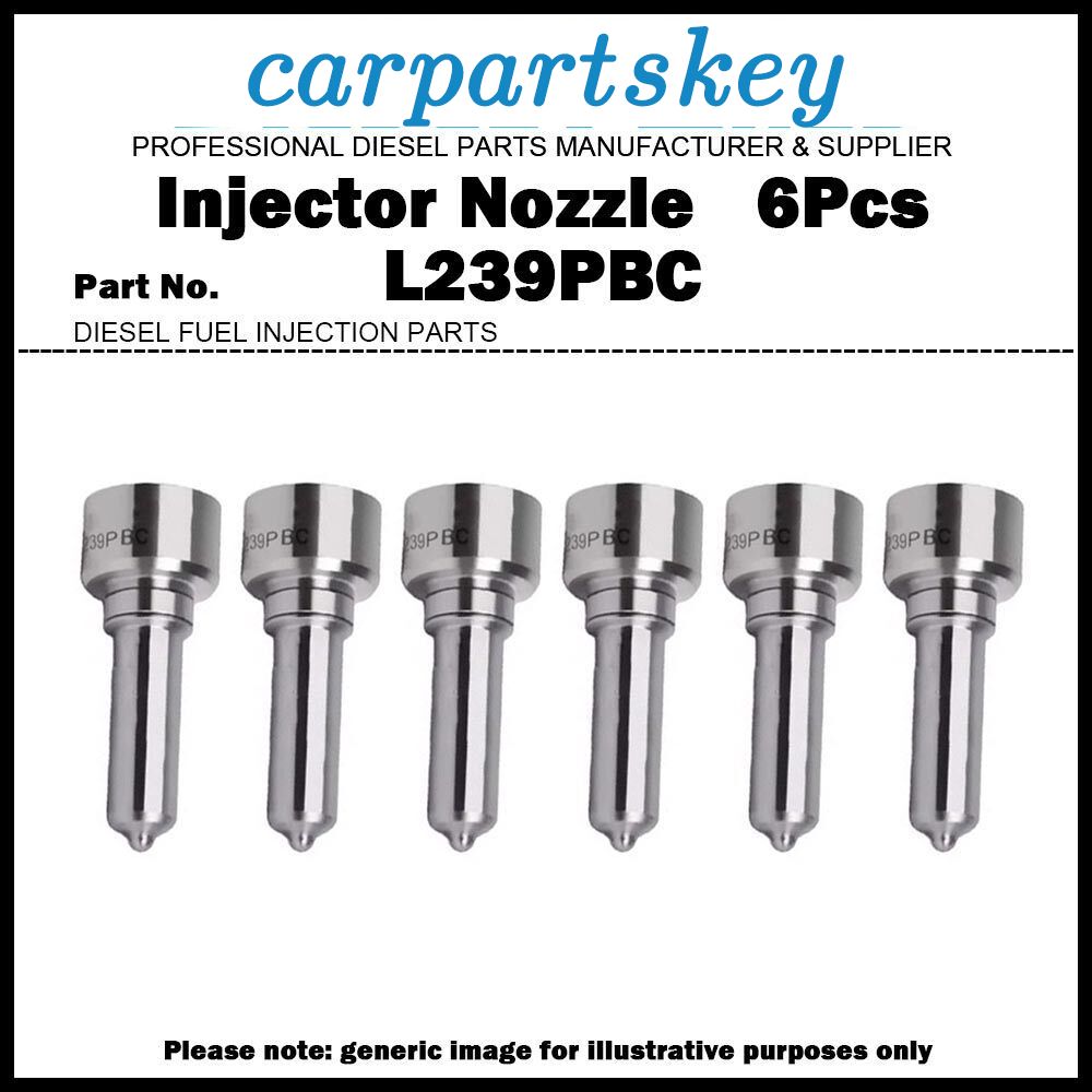 6Pcs Fuel Injector Nozzle L239PBC for Volvo D16 20564930 BEBE4D13001 BEBE4D13101