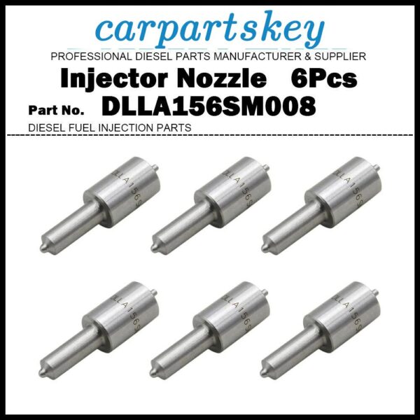 6Pcs Fuel Injector Nozzle DLLA156SM008 for Isuzu Forward 6HH1 6HE1 8943956962