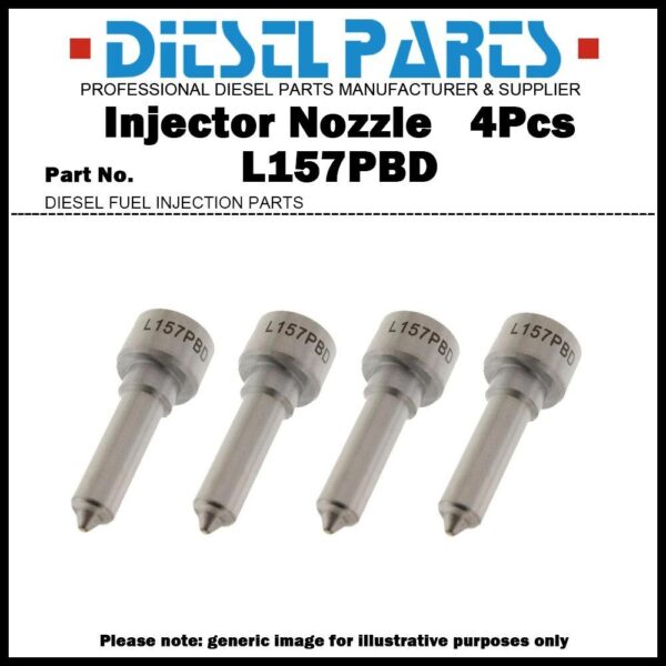4x Injector Nozzle L157PBD for Ssangyong Actyon Kyron 2.0d EJBR03401D EJBR03701D