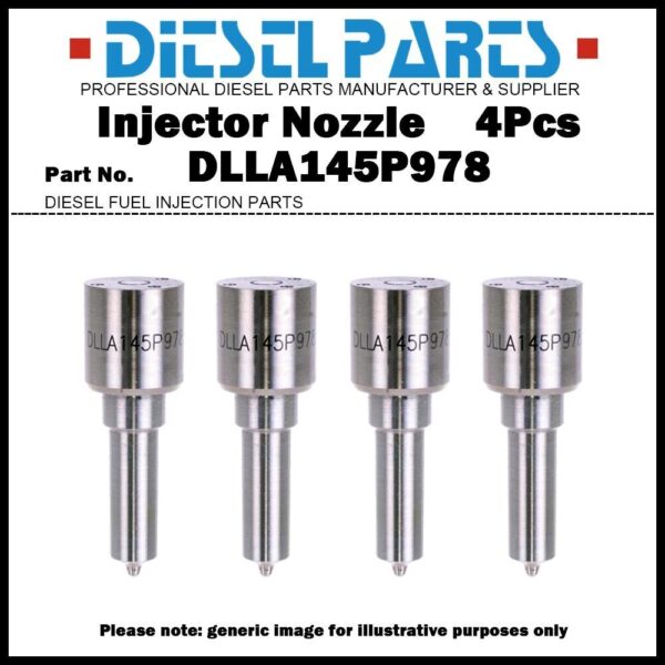 4x Injector Nozzle DLLA145P978 for Jeep Cherokee KJ 2.8 CRD 0445110059 5066820AA